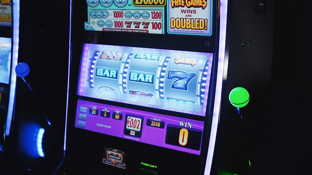Neon slot lobby concept with glowing panels for casino online campaign review